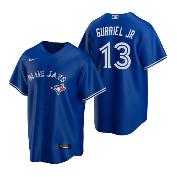 Men's Toronto Blue Jays #13 Lourdes Gurriel Jr. Nike Royal Cool Base Jersey